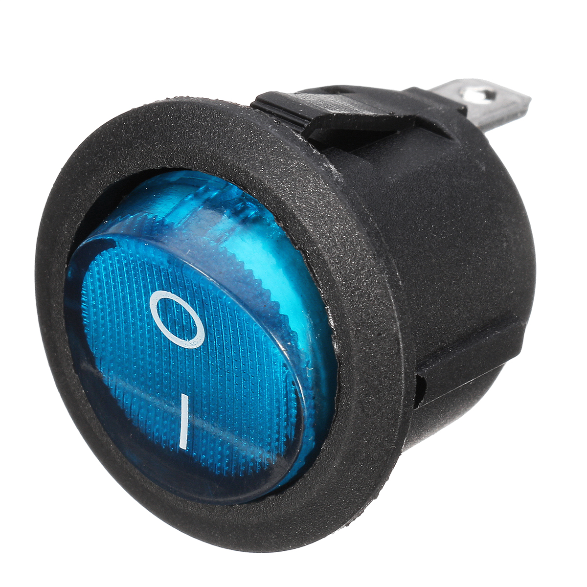 250V-6A-AC-ONOFF-Mini-Illuminated-Light-Rocker-Switch-SPST-Round-Button-Interruptor-Basculante-999798