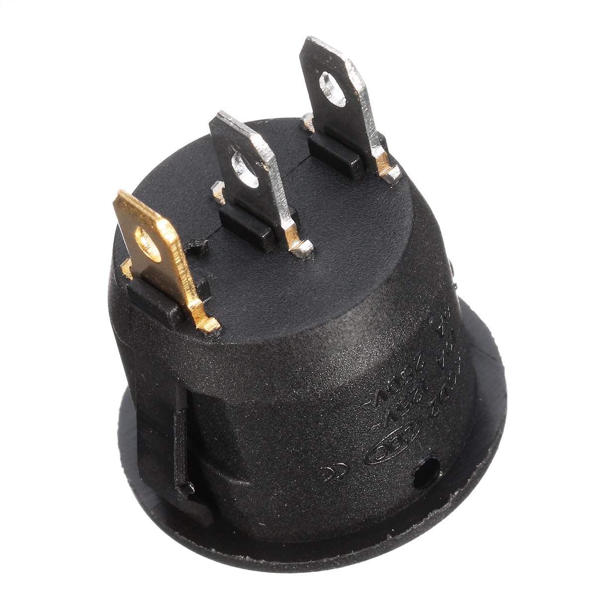 250V-6A-AC-ONOFF-Mini-Illuminated-Light-Rocker-Switch-SPST-Round-Button-Interruptor-Basculante-999798