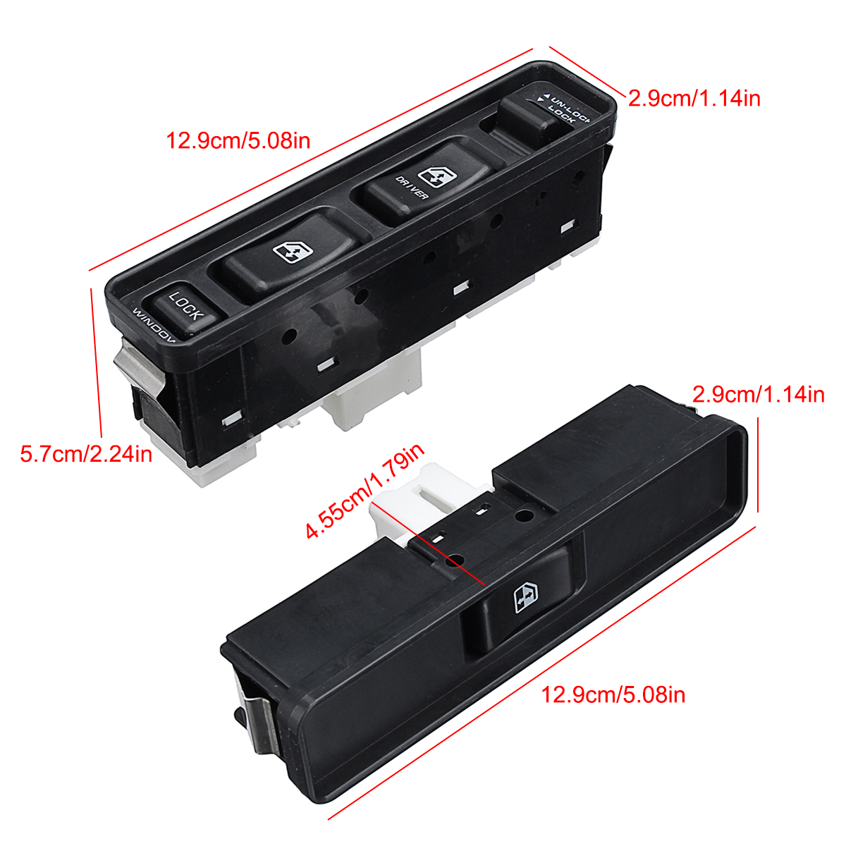 2PCS-8Pin-Electric-Power-Window-Control-Switch-For-Suzuki-Vitara-1999-2004-3799060A00-3799560A00-1727595