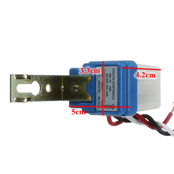 2PCS-Photocell-Street-Light-Switch-Automatic-Auto-On-Off-AC-DC-12V-50-60HZ-10A-Photo-Control-Photosw-1604857