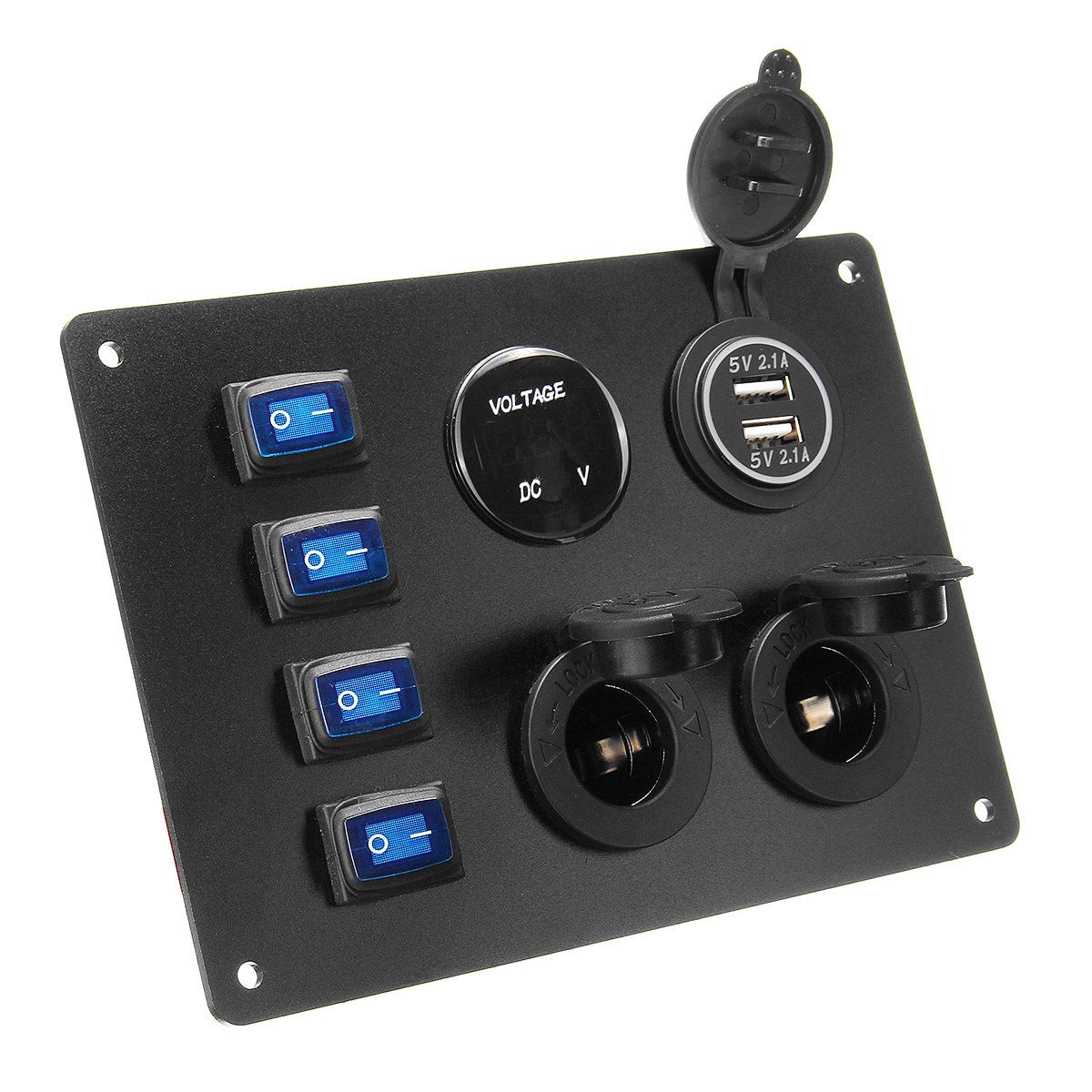 4-Switch-Ship-Yacht-RV-LED-Display-Voltage-And-Dual-21-A-USB-Charging-Car-Switch-Panel-1363283