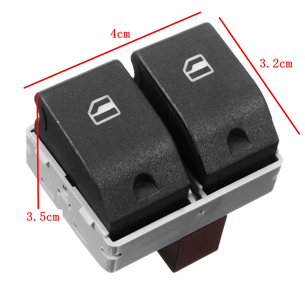 4PIN-Front-Power-Window-Console-Switch-For-VW-POLO-9N-2001-2009-Seat-Ibiza-Cordoba-2002-2009-1584268
