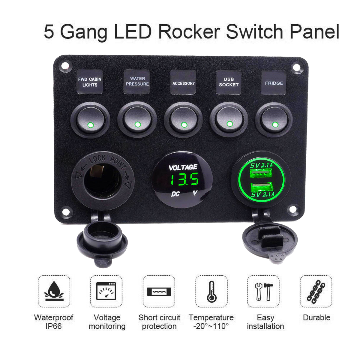 5-Gang-Rocker-Switch-Panel-On-Off-Blue-LED-Toggle-Switch-LED-Digital-Voltmeter-5V-42A-240W-For-12V24-1736973