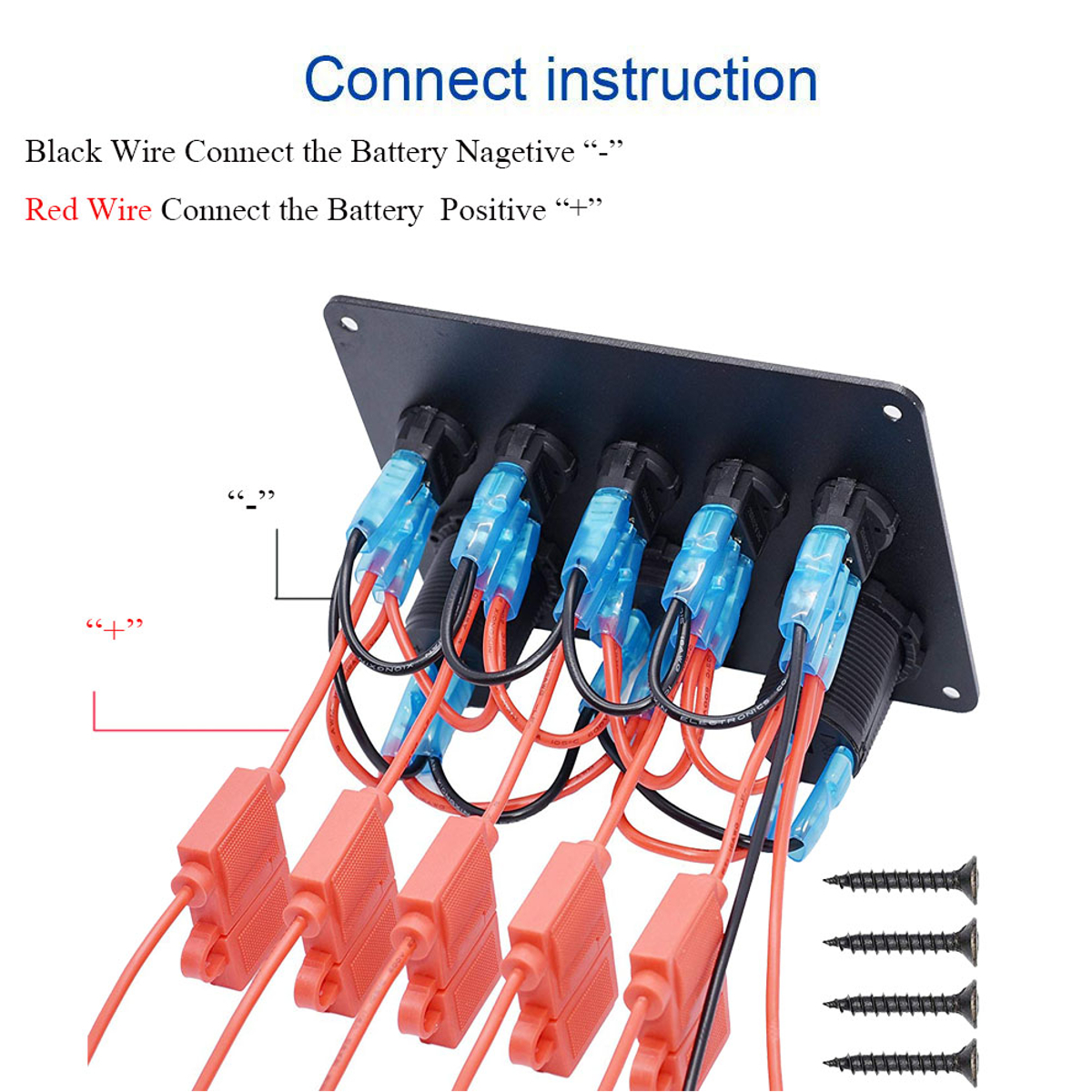 5-Gang-Rocker-Switch-Panel-On-Off-Blue-LED-Toggle-Switch-LED-Digital-Voltmeter-5V-42A-240W-For-12V24-1736973