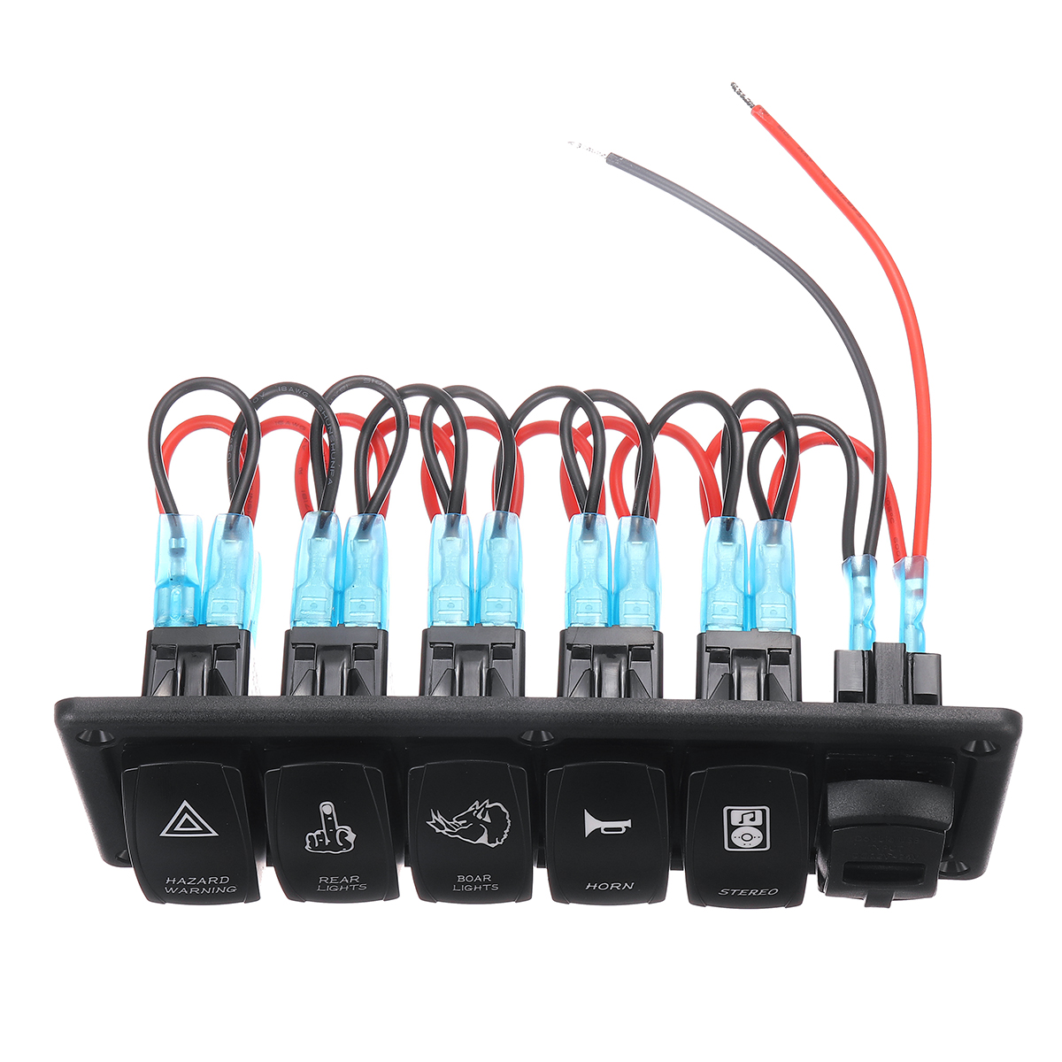 6-Gang-LED-Rocker-Switch-Panel-12V-24V-ON-OFF-Dual-USB-For-Car-Boat-1683977