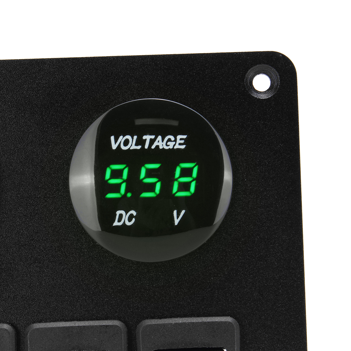 6-Gang-ON-OFF-Toggle-Rocker-Switch-Panel-with-Dual-USB-Charger-Port-Lighter-LED-Voltmeter-12-24V-for-1468943