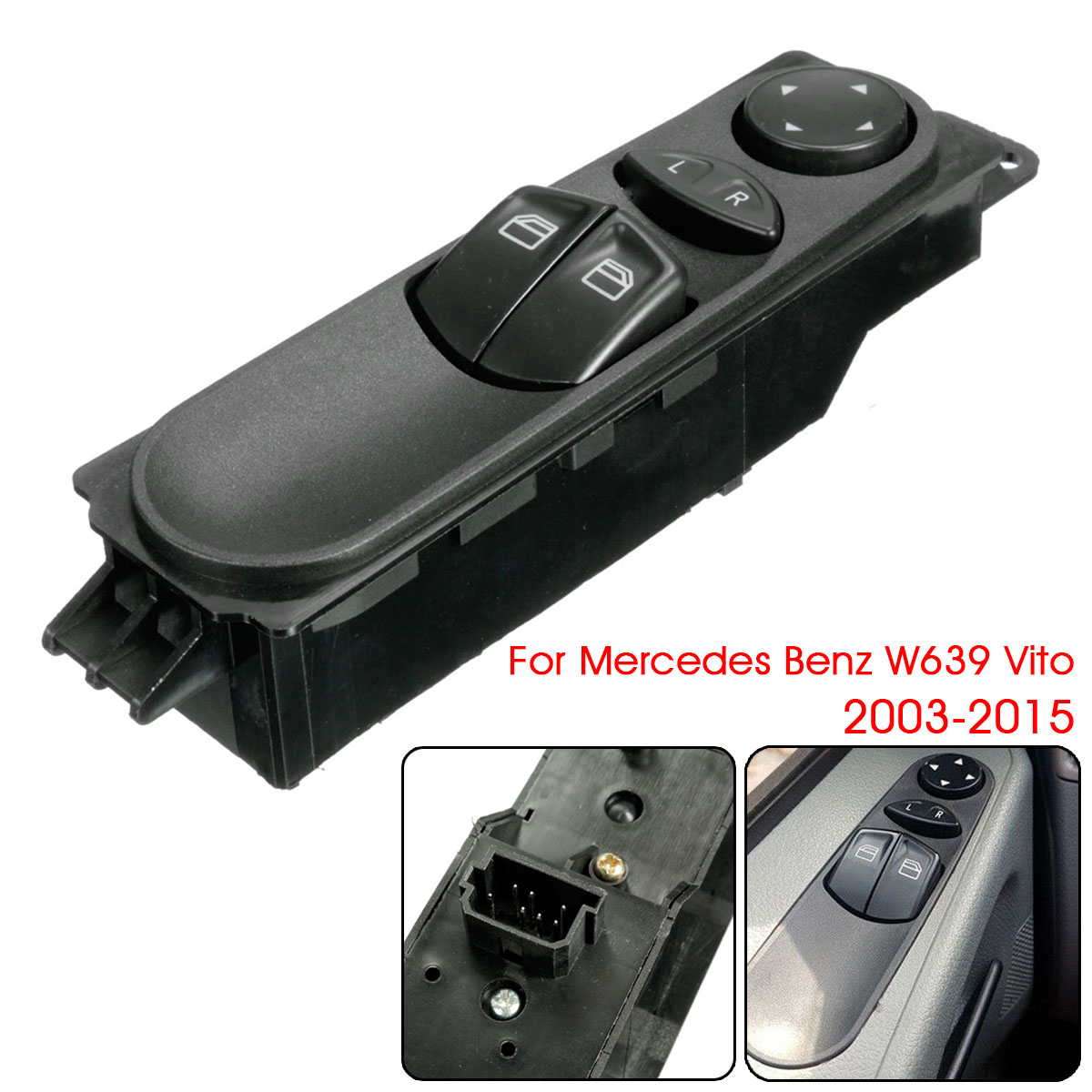 7-Pins-Power-Master-Window-Switch-For-Mercedes-W639-Vito-2003-2015-A6395450913-1033613