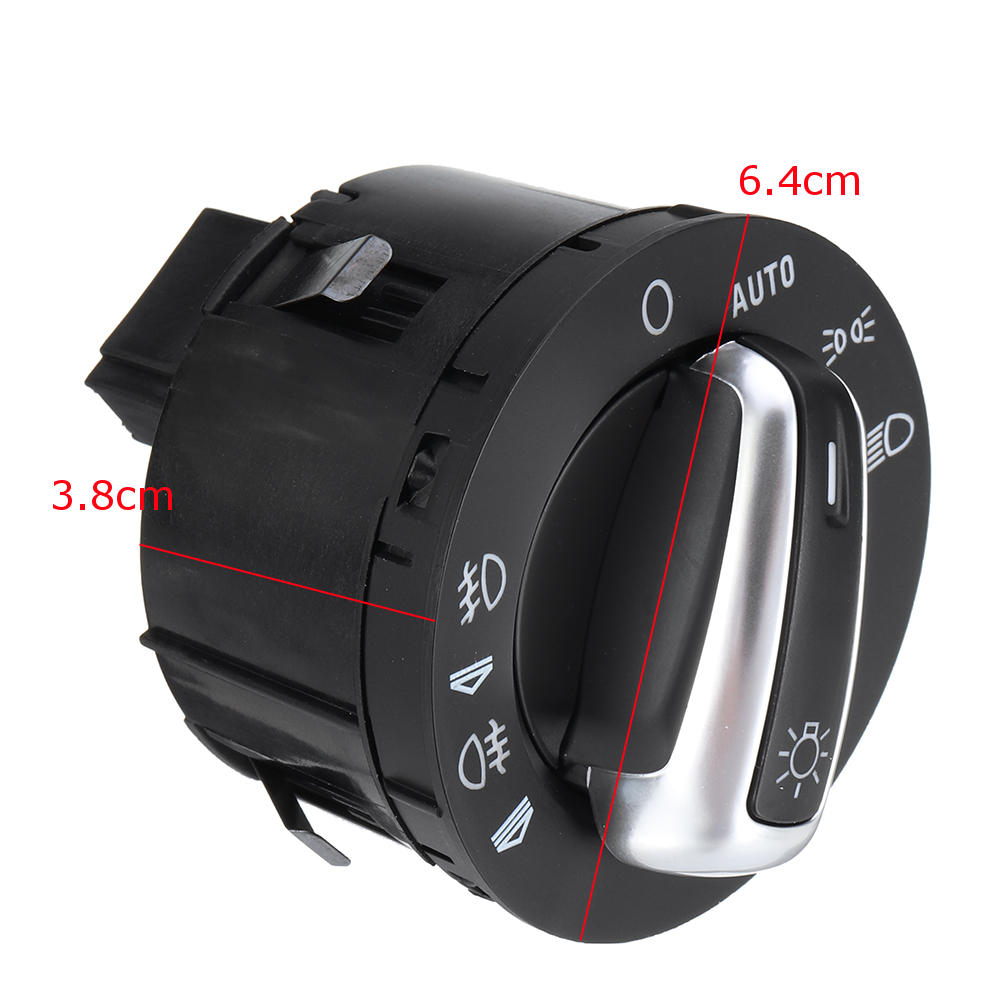 8-PINS-Chrome-Headlight-Fog-Light-Control-Switch-4F1941531E-4FD941531A-For-Audi-A3-S3-A6-C6-4F-S6-RS-1540086