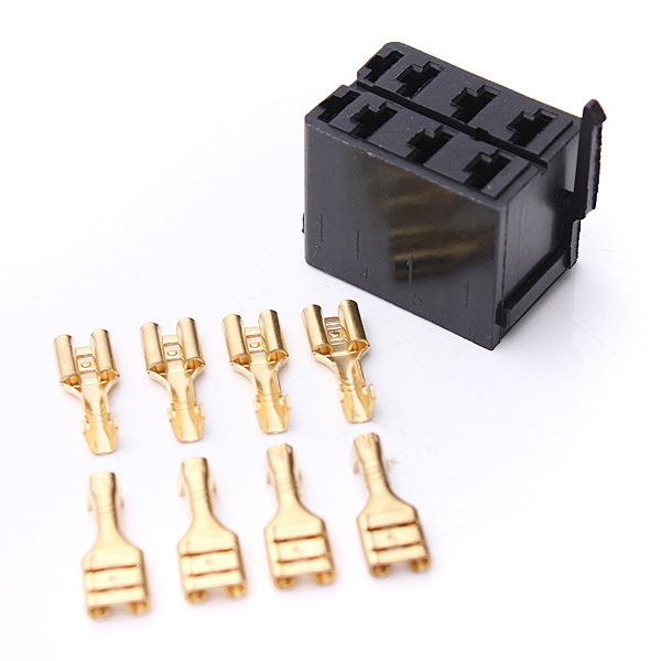 8-pcs-Female-Spade-Terminals--Rocker-Switch-ARB-Plug-Socket-Carling-959362