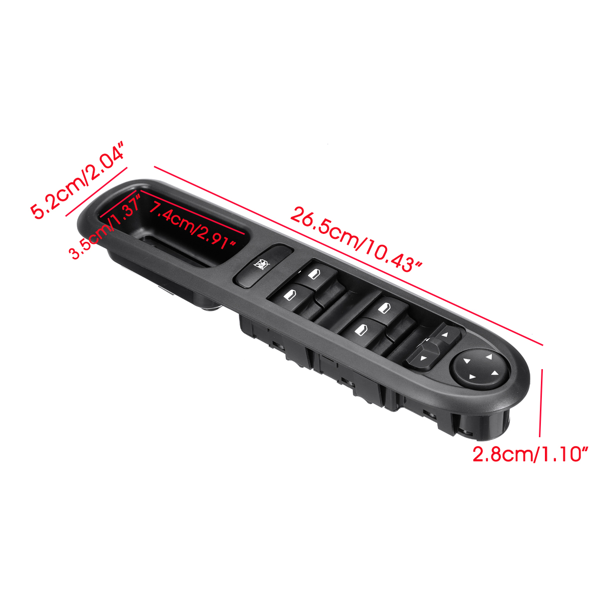 9-PIN-Electric-Power-Window-Mirror-Switch-Front-Drivers-Side-For-Peugeot-407-4076554ER-1549601