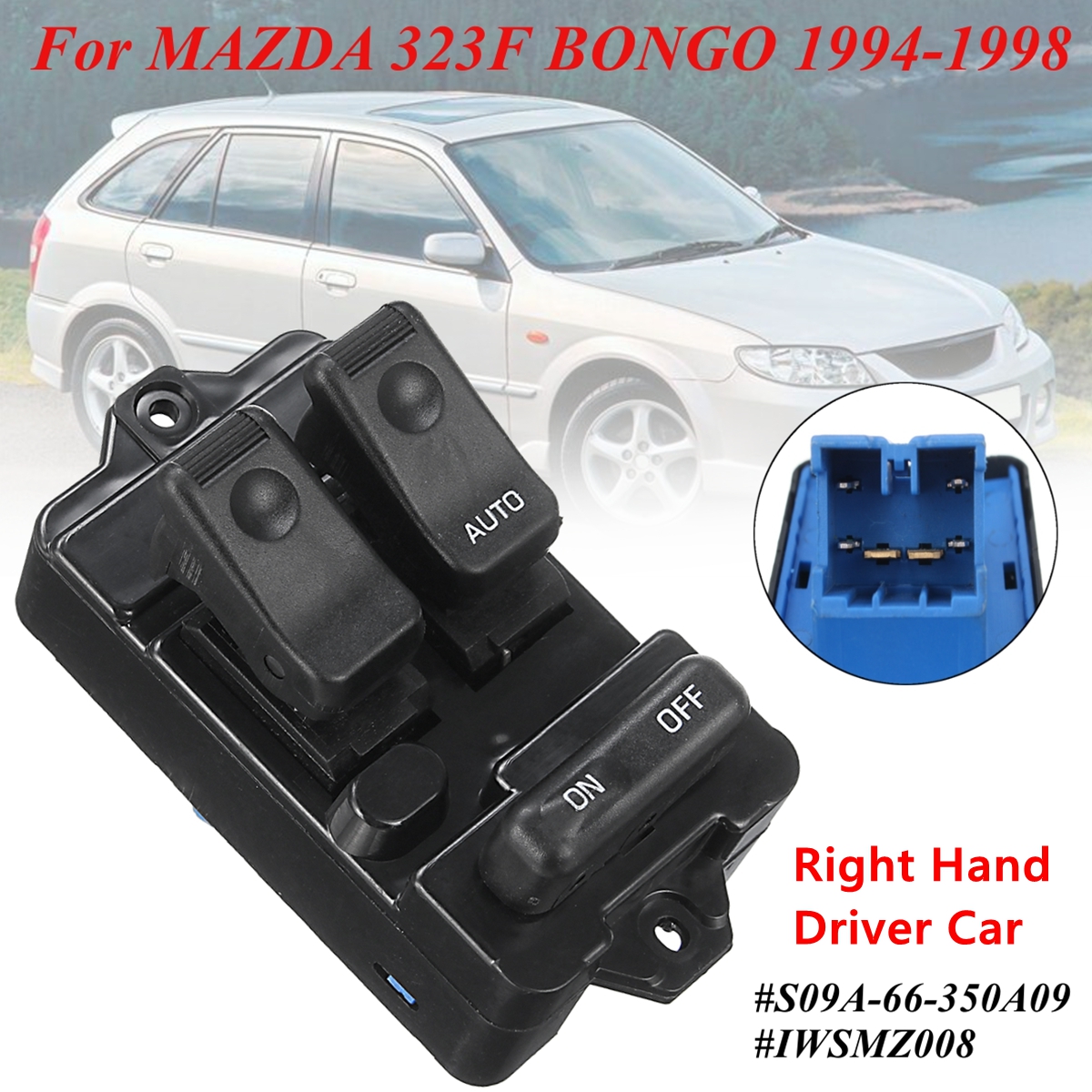 ABS-Electric-Power-Window-Control-Switch-For-MAZDA-323F-BONGO-1994-1998-RHD-1366547