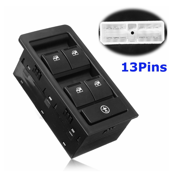 Black-13-Pins-Electric-Power-Master-Window-Switch-For-Holden-Commodore-VY-VZ-1270166