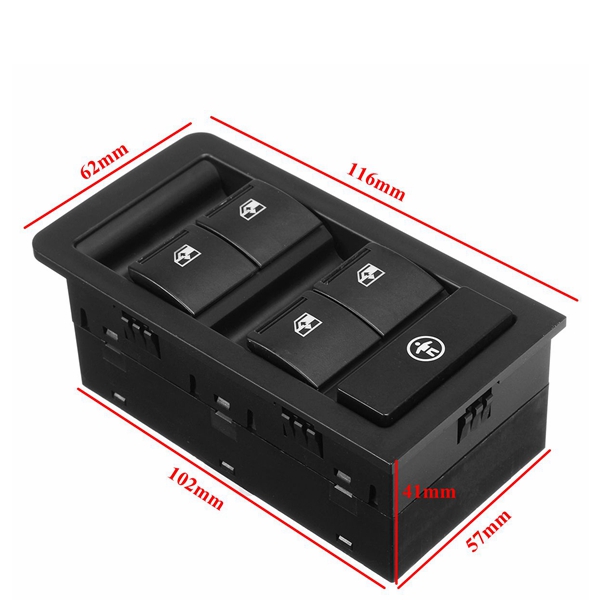 Black-13-Pins-Electric-Power-Master-Window-Switch-For-Holden-Commodore-VY-VZ-1270166