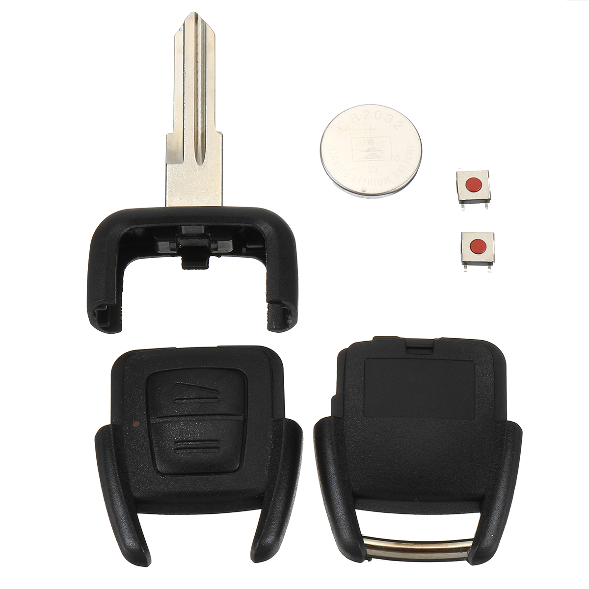 Car-2-Buttons-Key-Fob-Case-Shell-With-Battery-For-Vauxhall-Opel-Astra-Vectra-1221657
