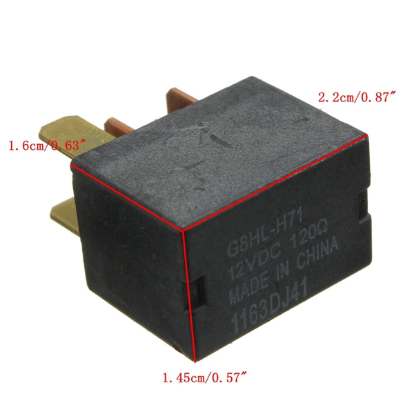 Car-Air-Conditioning-Relay-Black-12V-for-Honda-Civic-Jazz-CR-V-FR-V-Accord-997736