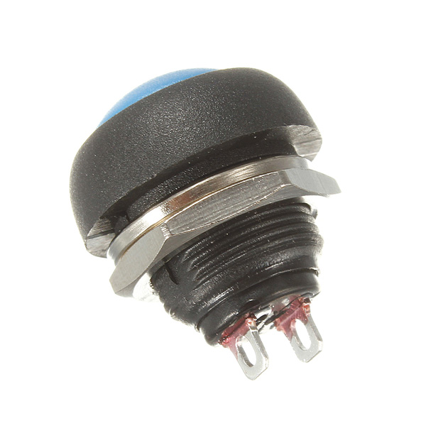 Car-Auto-Momentary-OFF-ON-Push-Round-Button-Horn-Switch-Multicolor-927835