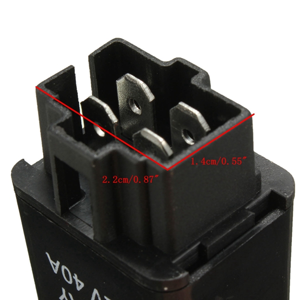 Car-Auto-Relay-4-Pin-SPST-Alarm-Relay-Automotive-Van-Boat-Bike-12V-DC-40A-40-AMP-1010165