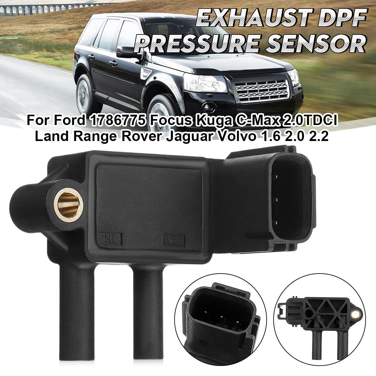 Car-Exhaust-DPF-Pressure-Sensor-1786775-For-Ford-LAND-ROVER-VOLVO-1598904