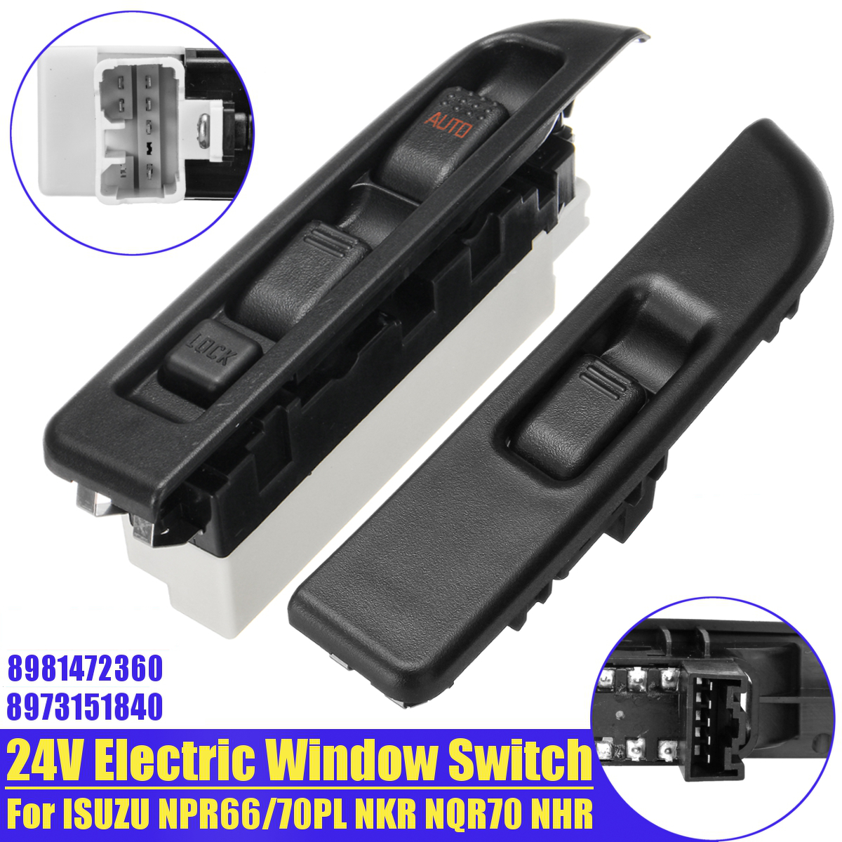 Car-Front-LeftRight-Electric-Window-Switch-RHD-For-ISUZU-NPR6670PL-NKR-NQR70-NHR-24V-1638747
