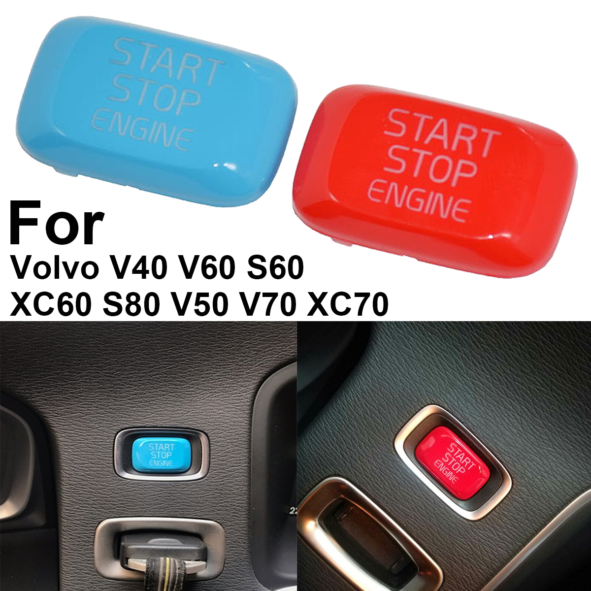 Car-Inside-Engine-Start-Stop-Button-Trim-Cover-RedBlue-For-Volvo-V40-V60-S60-XC60-S80-V50-V70-XC70-1692830