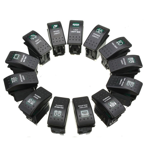 Car-Marine-Boat-Toggle-Rocker-Switch-Carling-Narva-ARB-Style-Dual-LED-Bar-ON-OFF-1002595