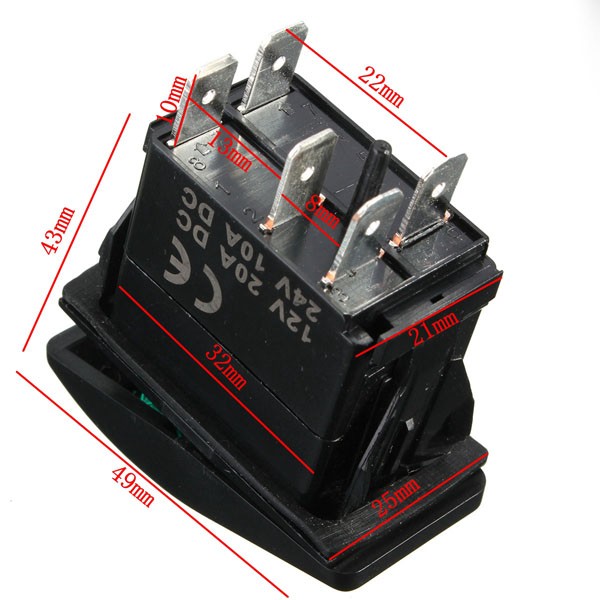 Car-Marine-Boat-Toggle-Rocker-Switch-Carling-Narva-ARB-Style-Dual-LED-Bar-ON-OFF-1002595