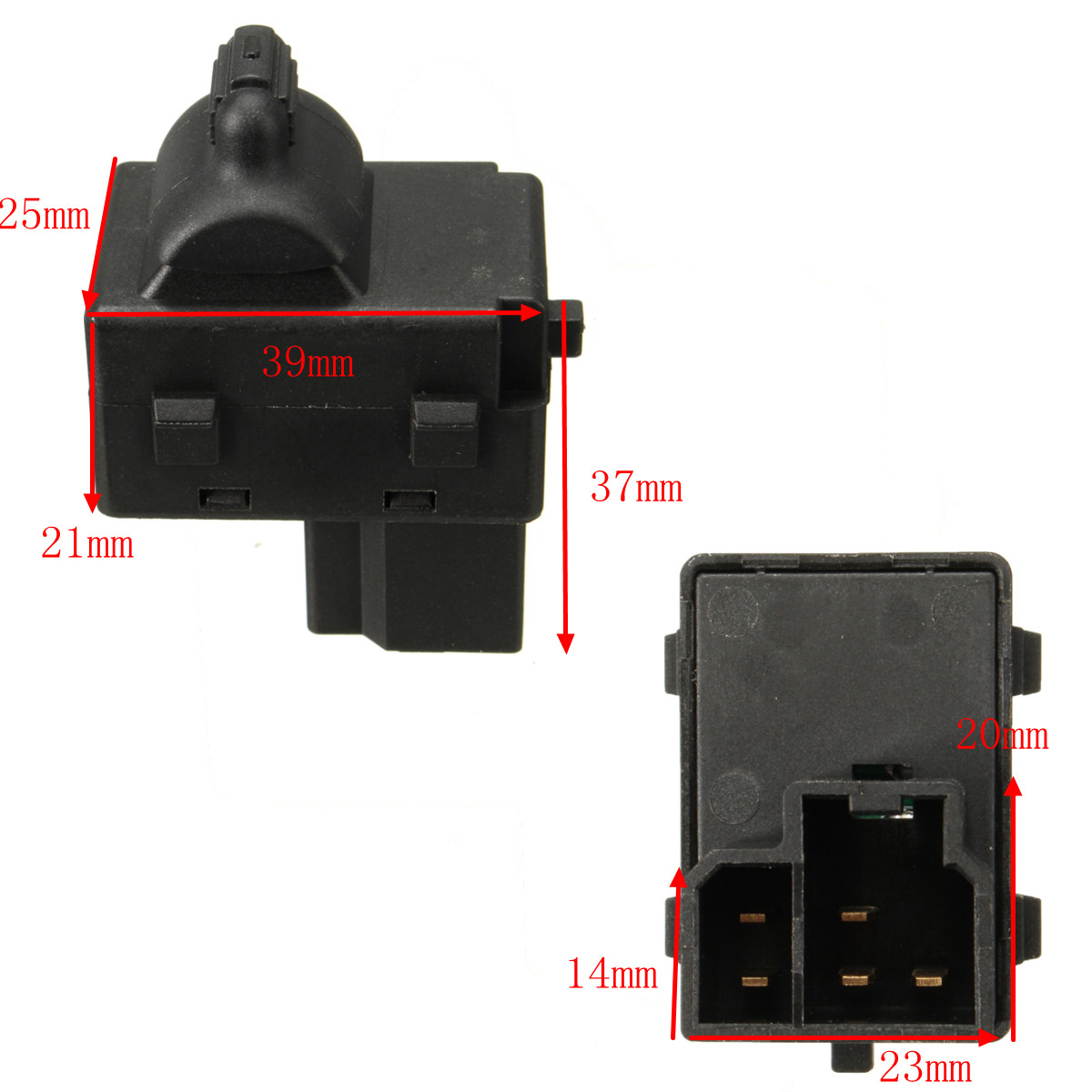 Car-Single-Button-Power-Window-Switch-Control-Black-For-Chrysler-1384590