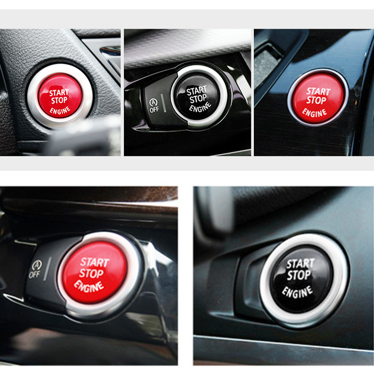 Car-Start-Stop-Engine-Button-Switch-Red-Black-Cover-for-BMW-X5-E70-X6-E71-3-E90-E91-E92-E93-1542601
