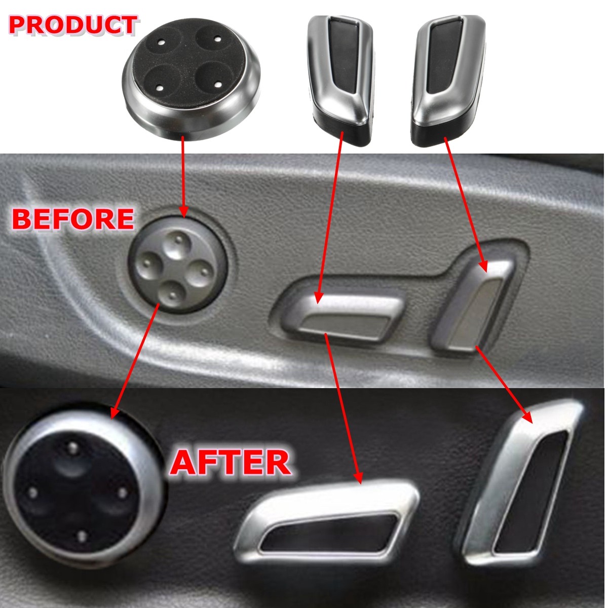 Chrome-Seat-Adjustment-Switch-Cover-Trims-for-Audi-A3-A4-A5-A6-Q3-Q5-for-VW-Tiguan-1018781
