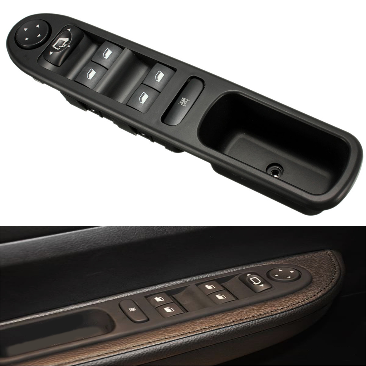 Driver-Side-Electric-Master-Window-Control-Switch-Fits-Peugeot-307-307CC-307SW-1040532