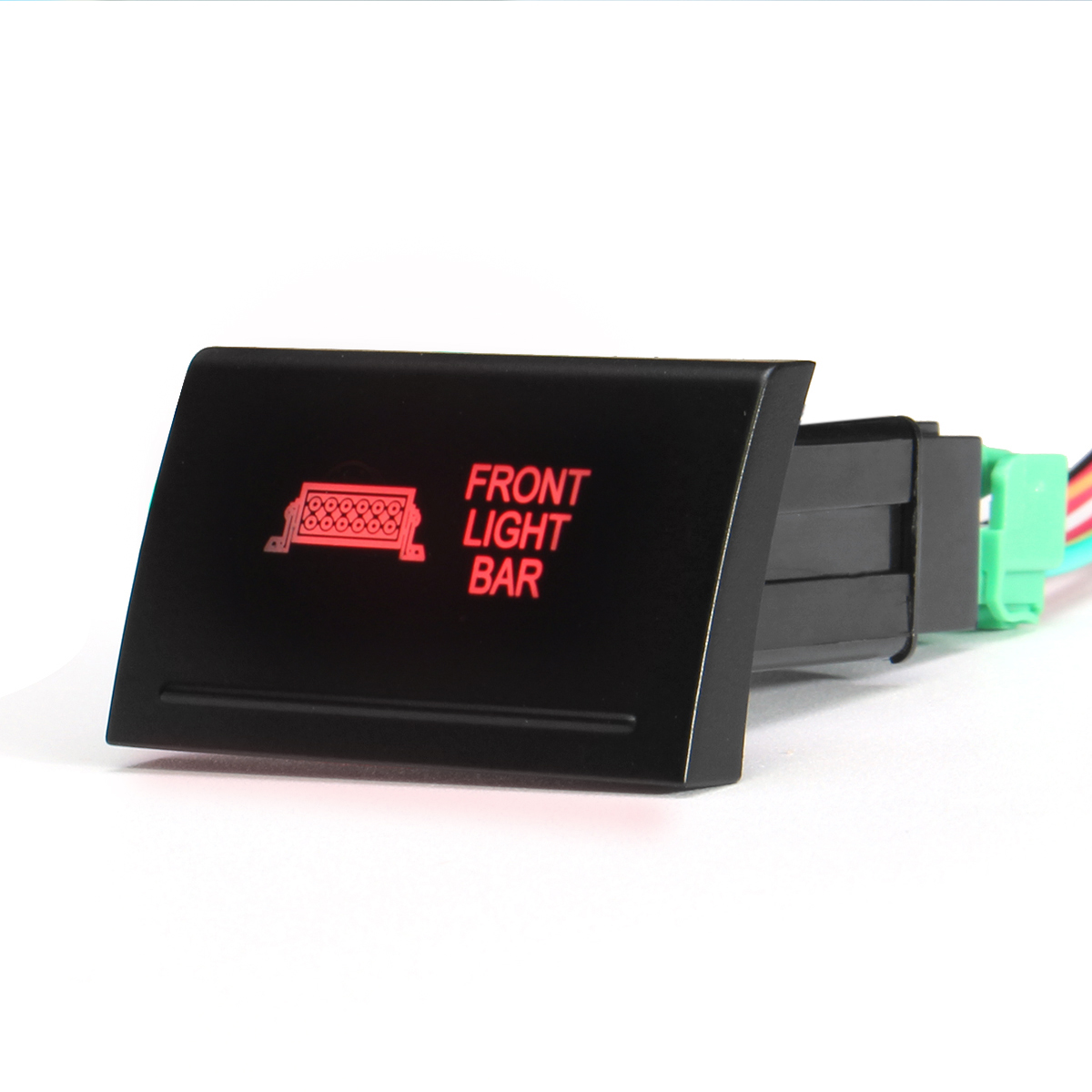 Dual-Red-LED-Push-Switch-SPST-Driving-Spot-Reverse-Light-Lamp-Bar-ON-OF-For-VW-Amarok-1580774