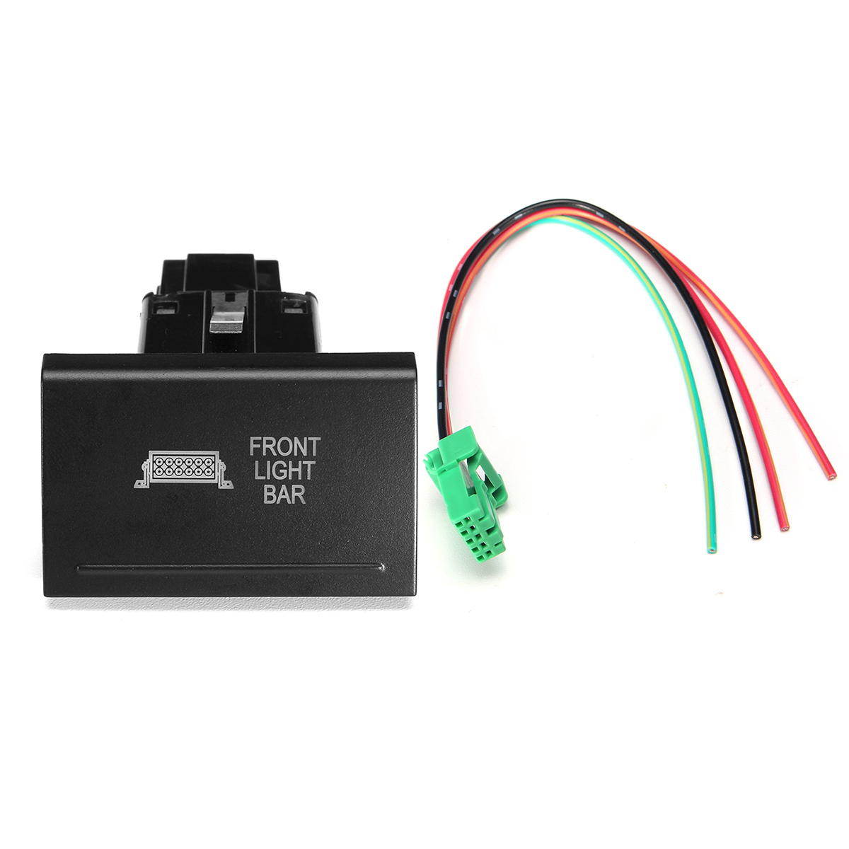 Dual-Red-LED-Push-Switch-SPST-Driving-Spot-Reverse-Light-Lamp-Bar-ON-OF-For-VW-Amarok-1580774
