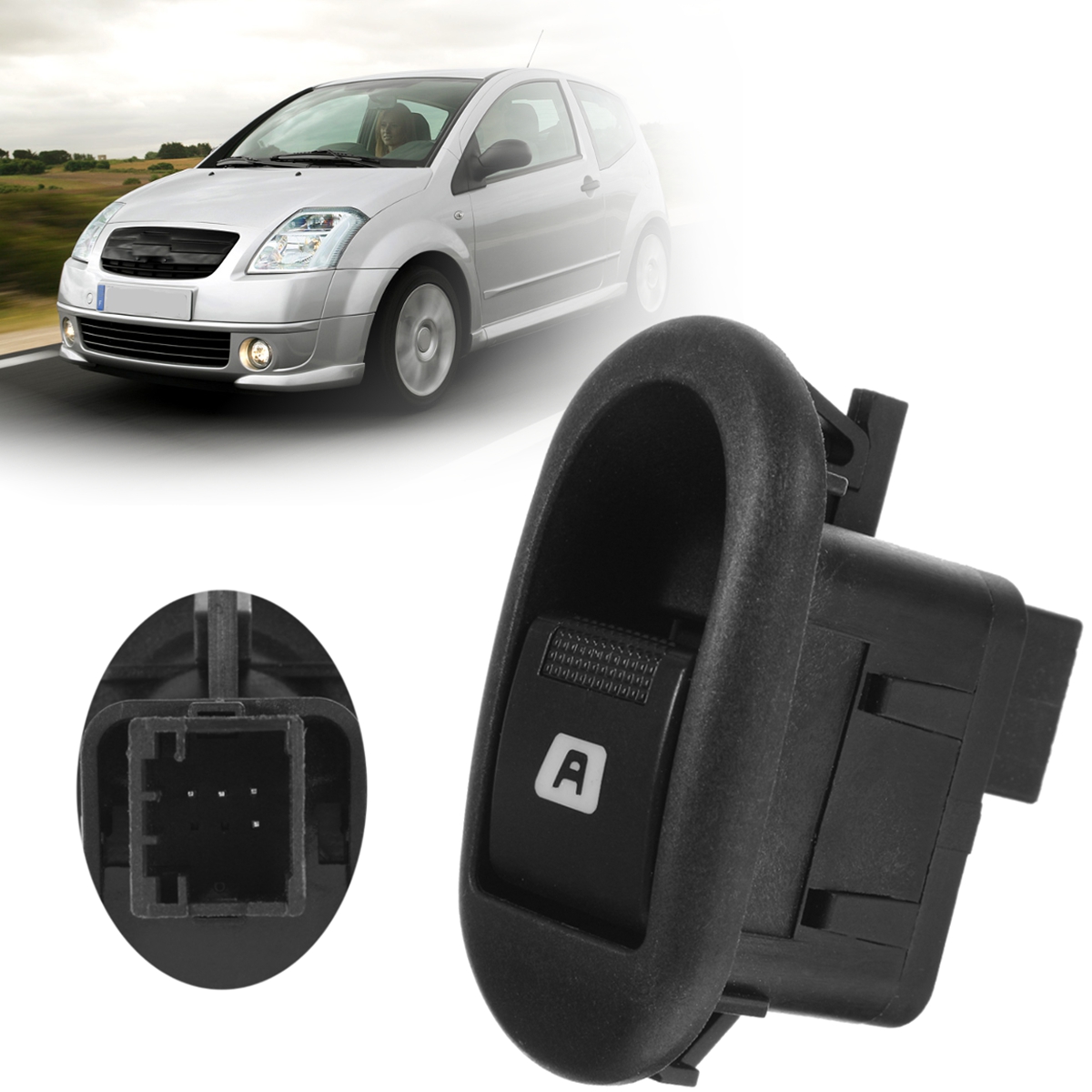Electric-Window-Switch-Left-Right-For-Citroen-C2-C3-For-Peugeot-1007-96401469XT-1727593
