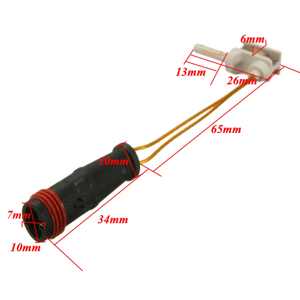 Front-Rear-Brake-Pad-Wear-Sensor-For-Mercedes-Benz-SLK230-CLK320-1014236