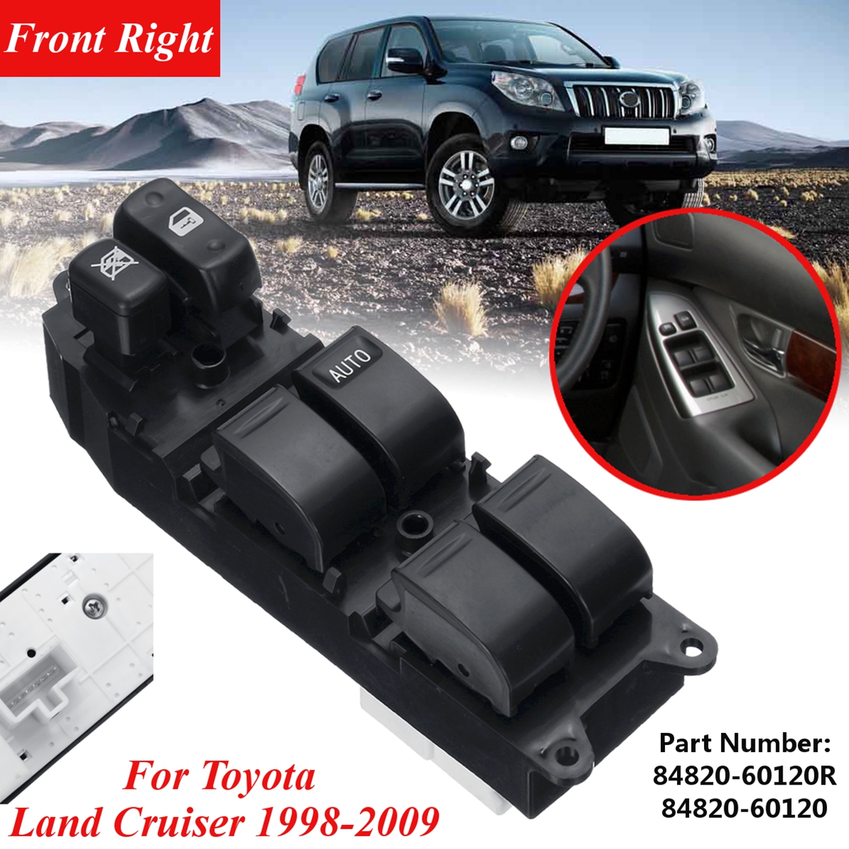 Front-Right-Master-Power-Window-Switch-for-Toyota-Land-Cruiser-1998-2009-84820-60120R-1561473