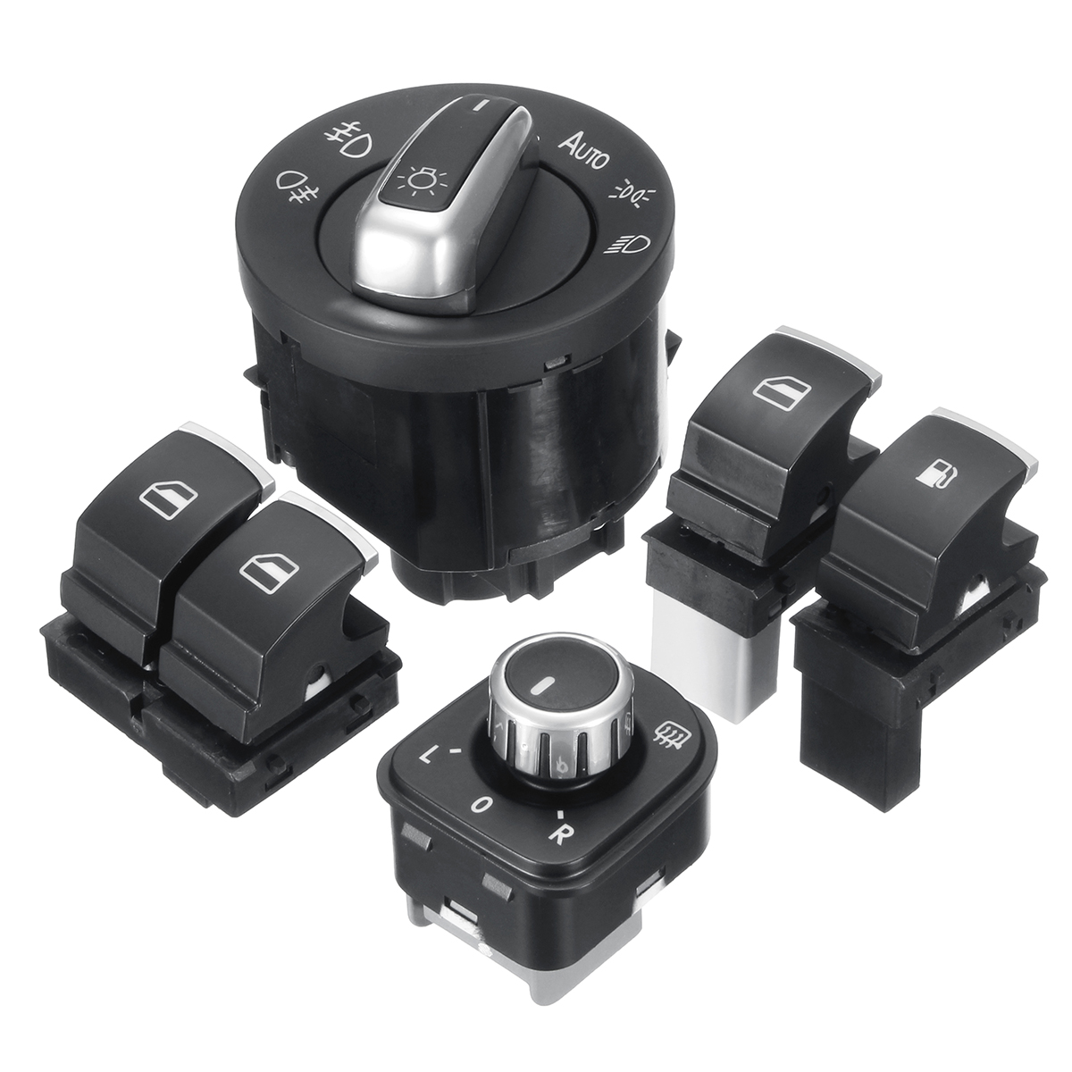 Fuel-Headlight-Folding-Mirror-Window-Switches-For-VW-Eos-Golf-R32-GTI-MK-5-6-1203824