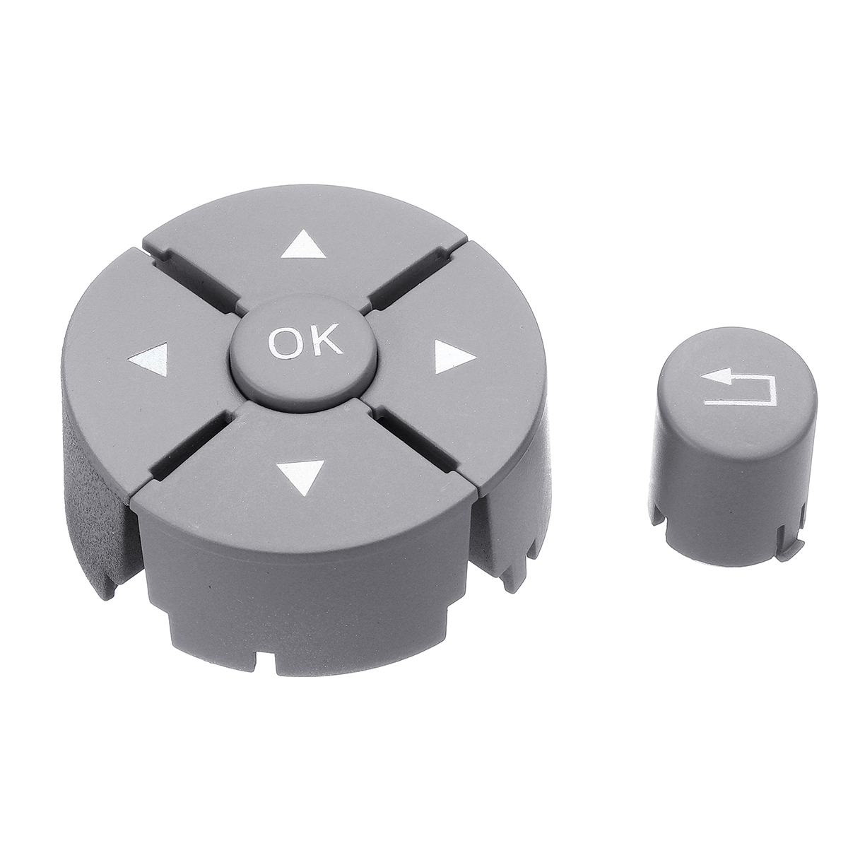 Grey-Car-Steering-Worn-Button-Switch-Cover-Left--Right-For-Mercedes-W204-W212-C200-E260-E320-GLK260-1569917