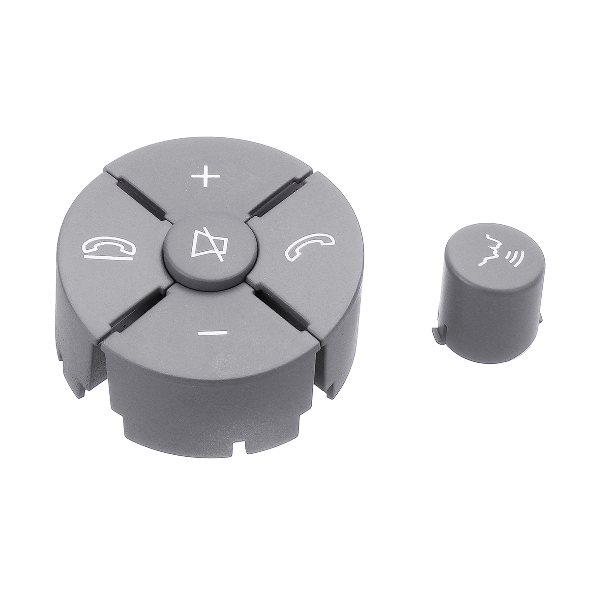 Grey-Car-Steering-Worn-Button-Switch-Cover-Left--Right-For-Mercedes-W204-W212-C200-E260-E320-GLK260-1569917