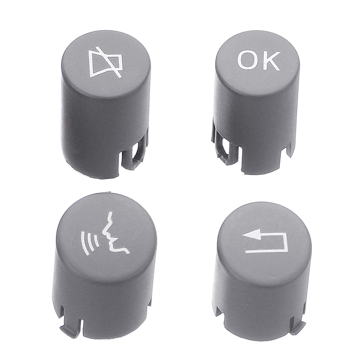 Grey-Car-Steering-Worn-Button-Switch-Cover-Left--Right-For-Mercedes-W204-W212-C200-E260-E320-GLK260-1569917