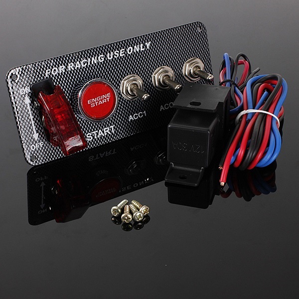 Ignition-Engine-Start-Push-Button-Racing-Toggle-Switches-Panel-942280
