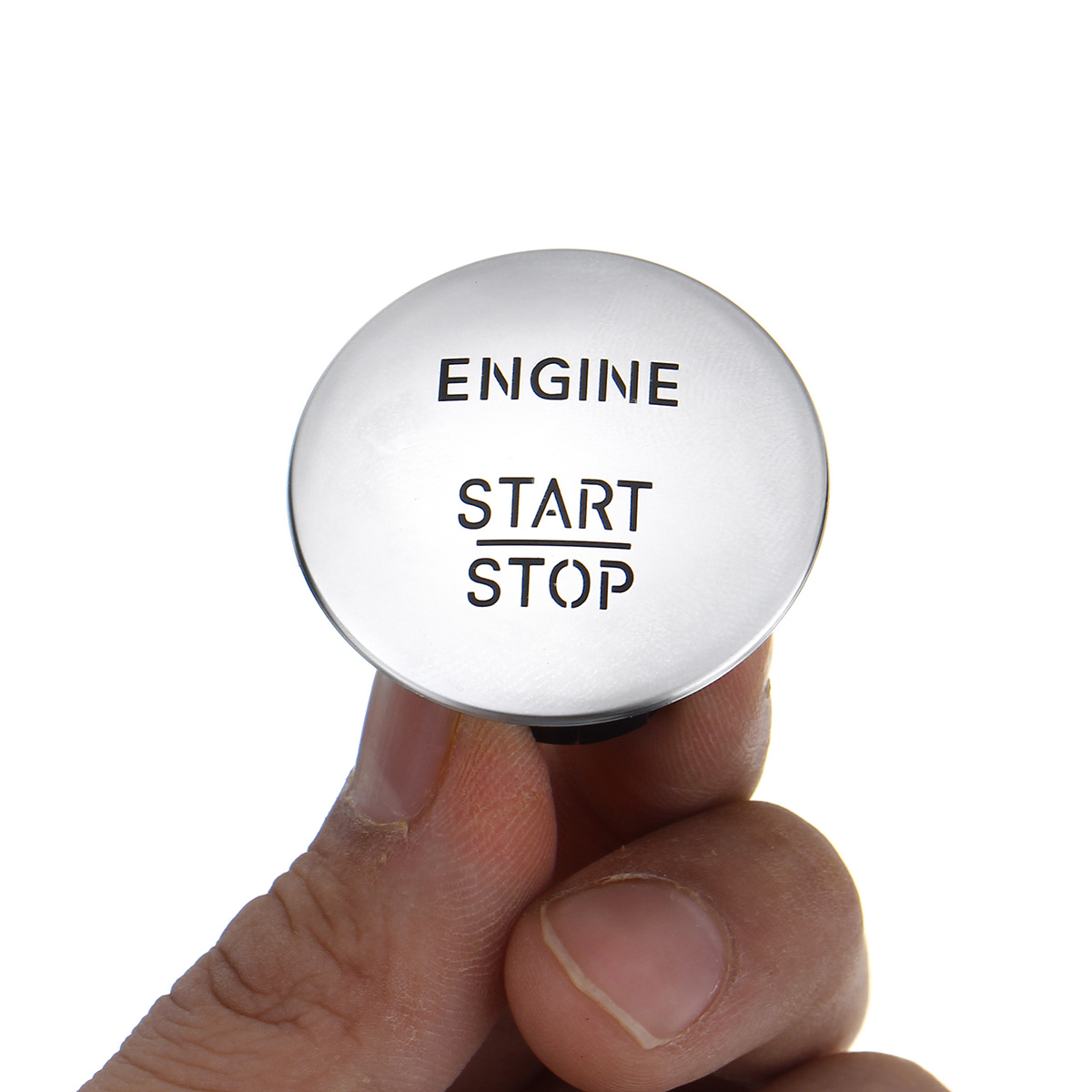 Keyless-One-key-Engine-Start-Stop-Push-Switch-Button-Ignition-Switch-SilverRed-for-Mercedes-Benz-221-1481217