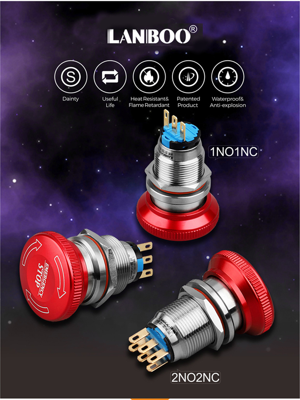 LANBOO-Metal-Mushroom-Emergency-Stop-Push-Button-Switch-19mm-22mm-Momentary-Latching-1526688