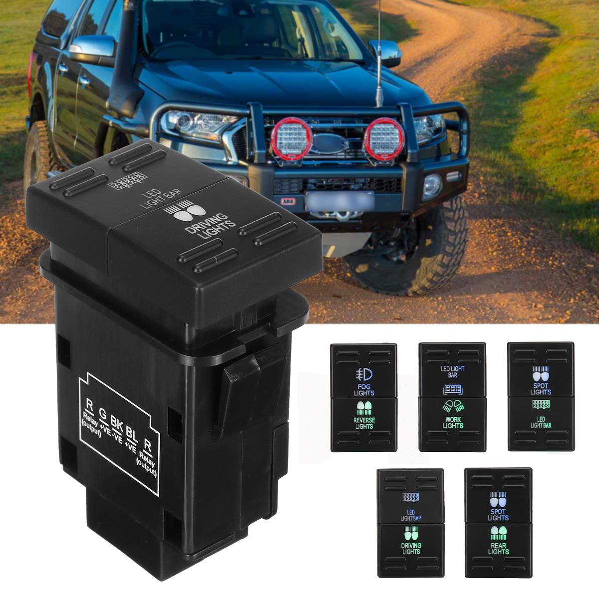 LED-Spot-Light-Bar-Rear-Driving-Fog-Light-Dual-Button-Push-Switch-For-Ford-Ranger-PX-For-Mazda-BT50--1716740