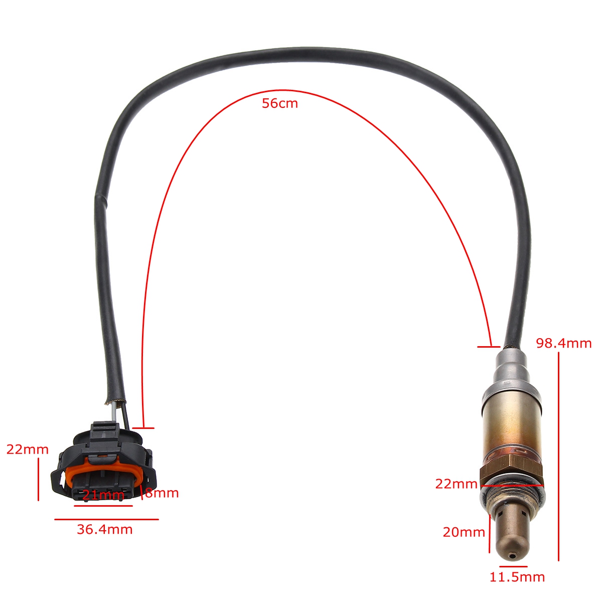 Lambda-O2-Oxygen-Sensor-For-Vauxhall-Tigra-Vectra-Zafira-18-16v-93185456-New-1214198