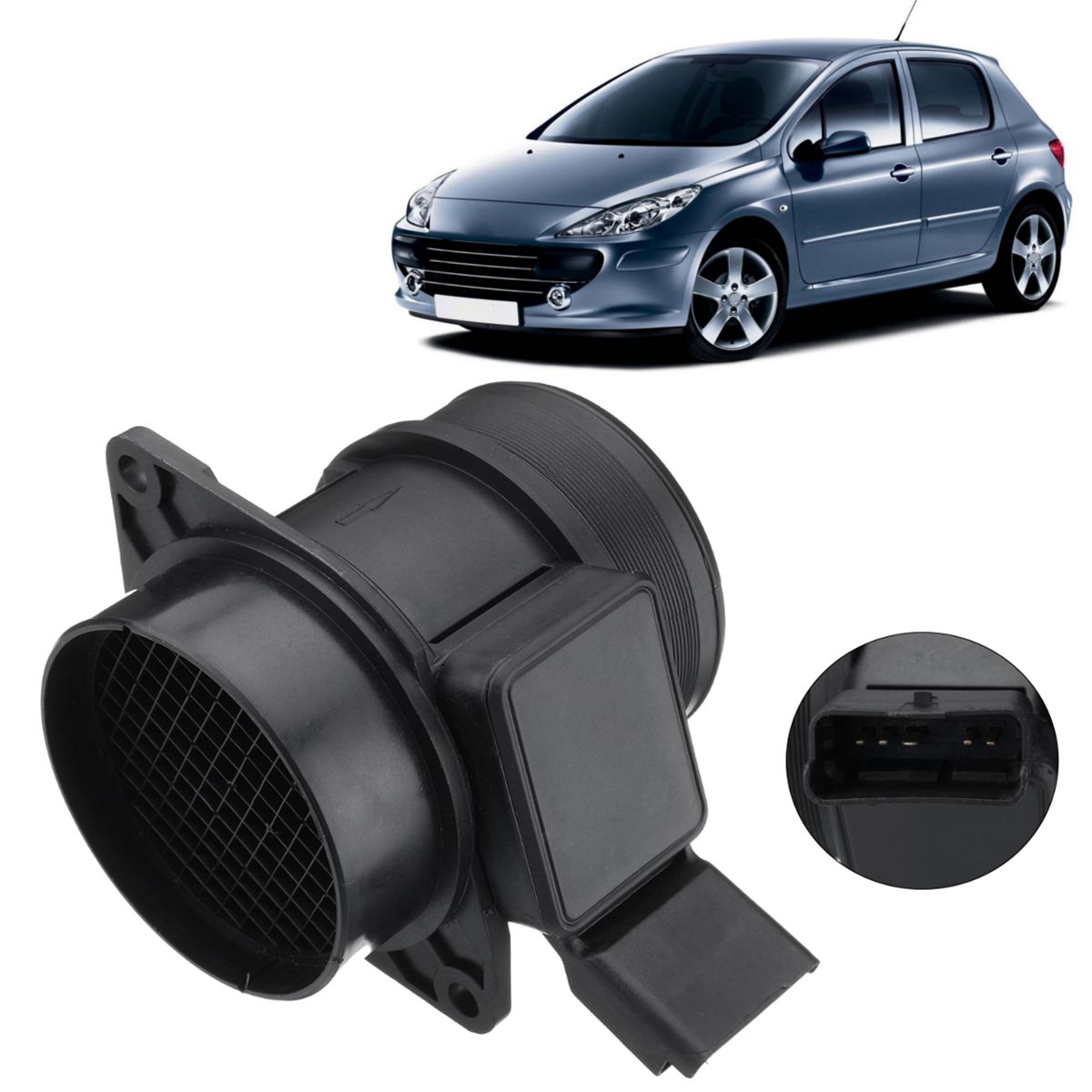 Mass-Air-Flow-Sensor-Meter-MAF-For-Citroen-Xsara-For-Fiat-For-Peugeot-306-307-406-806-1249805