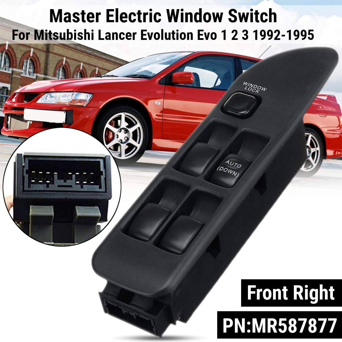 Master-Electric-Window-Switch-MR587877-For-Mitsubishi-Lancer-Evolution-Evo-1992-1995-1720616