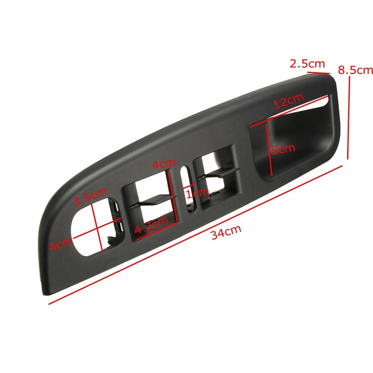 Master-Window-Switch-Carbon-Fiber-Color-Bezel-Panel-Trim-For-VW-Jetta-MK5-1386508