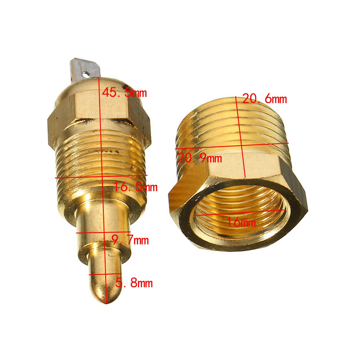 ON-AT-185ordm-OFF-AT-170ordm-Engine-Cooling-Fan-Thermostat-Temp-Switch-Sensor-Relay-Kit-1373022