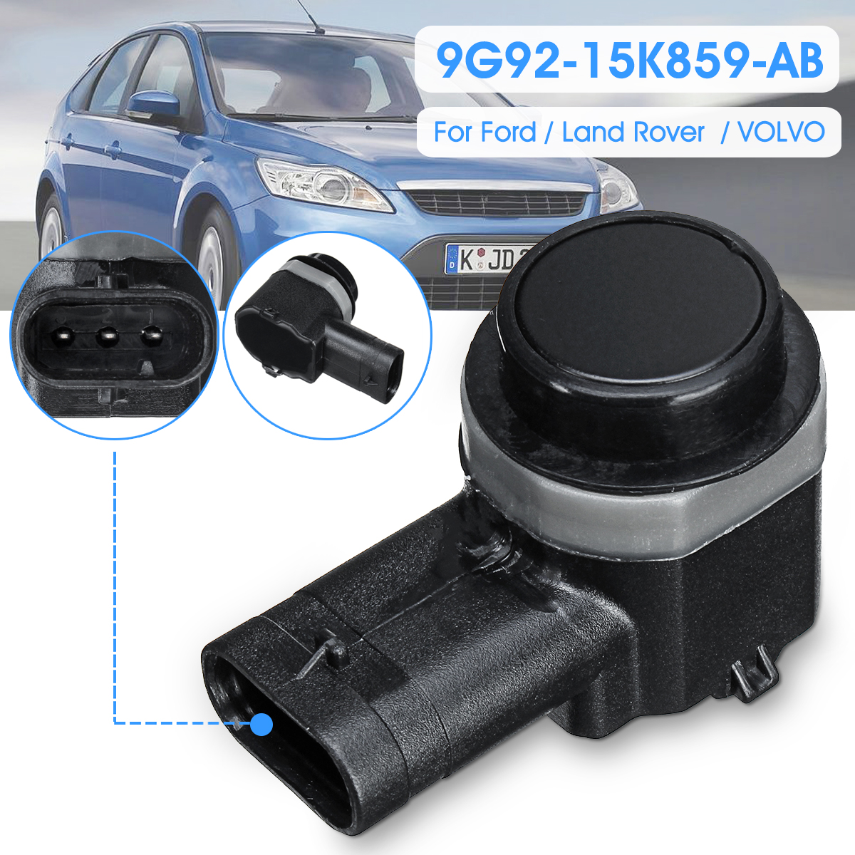 PDC-Front-Rear-Parking-Distance-Sensor-For-Ford-C-Max-Fiesta-MK6-Land-Rover-Freelander-1425160