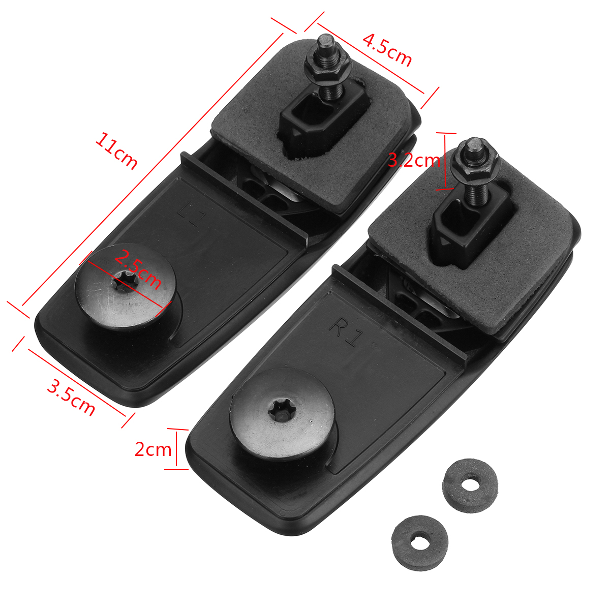 Pair-Left--Right-Rear-Window-Lift-Gate-Glass-Hinge-Hatch-For-Ford-Escape-08-12-1713004